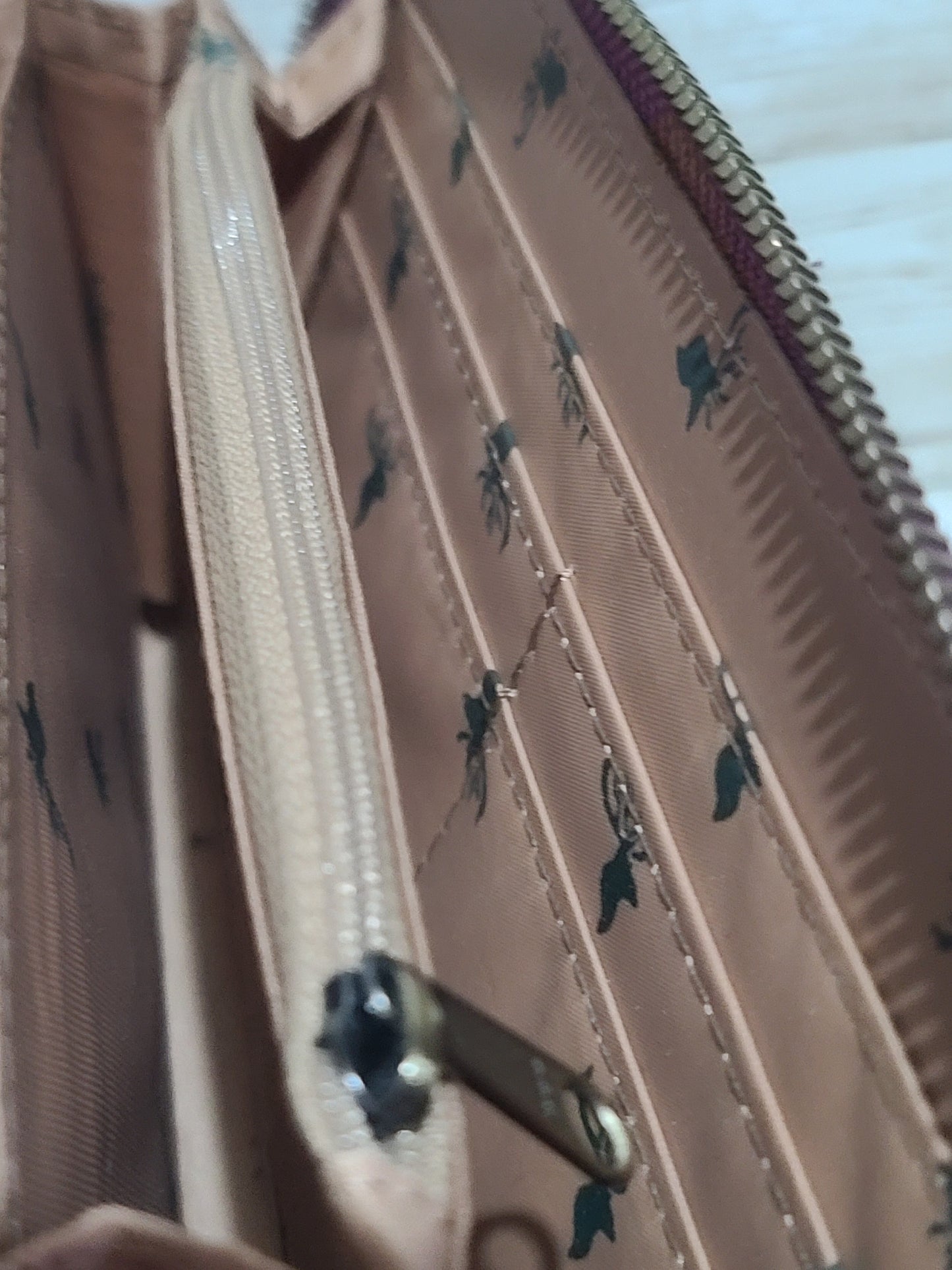 House of Tweed Zip Around Purse Wallet Stag Logo Wool Tweed VGC 20cmPre loved