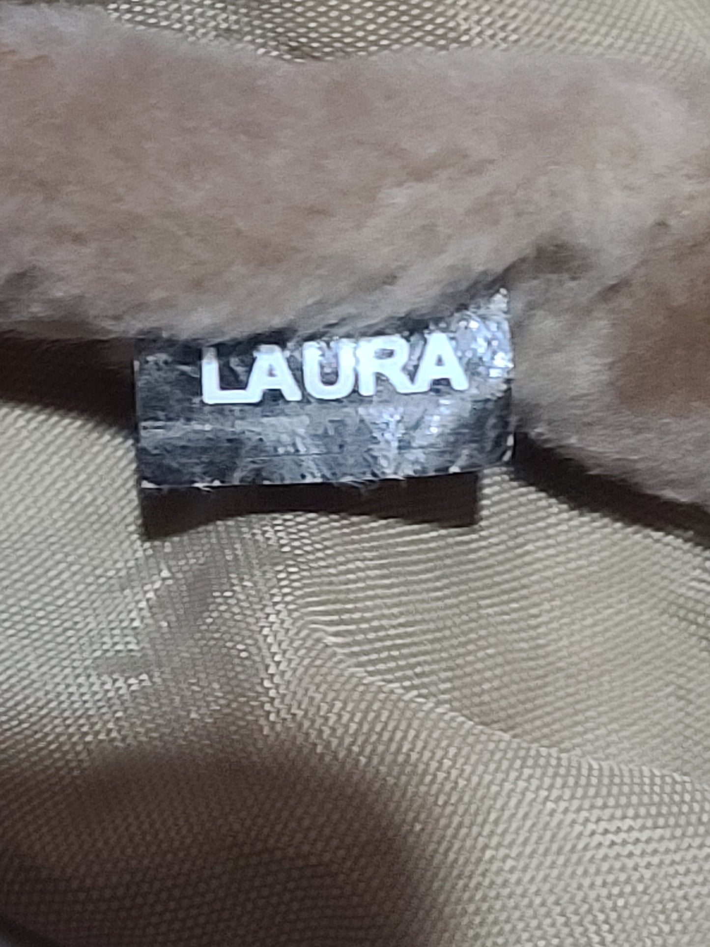 Kipling Mini Backpack – Beige / Sand – With Monkey Charm “Laura” VGC Preloved