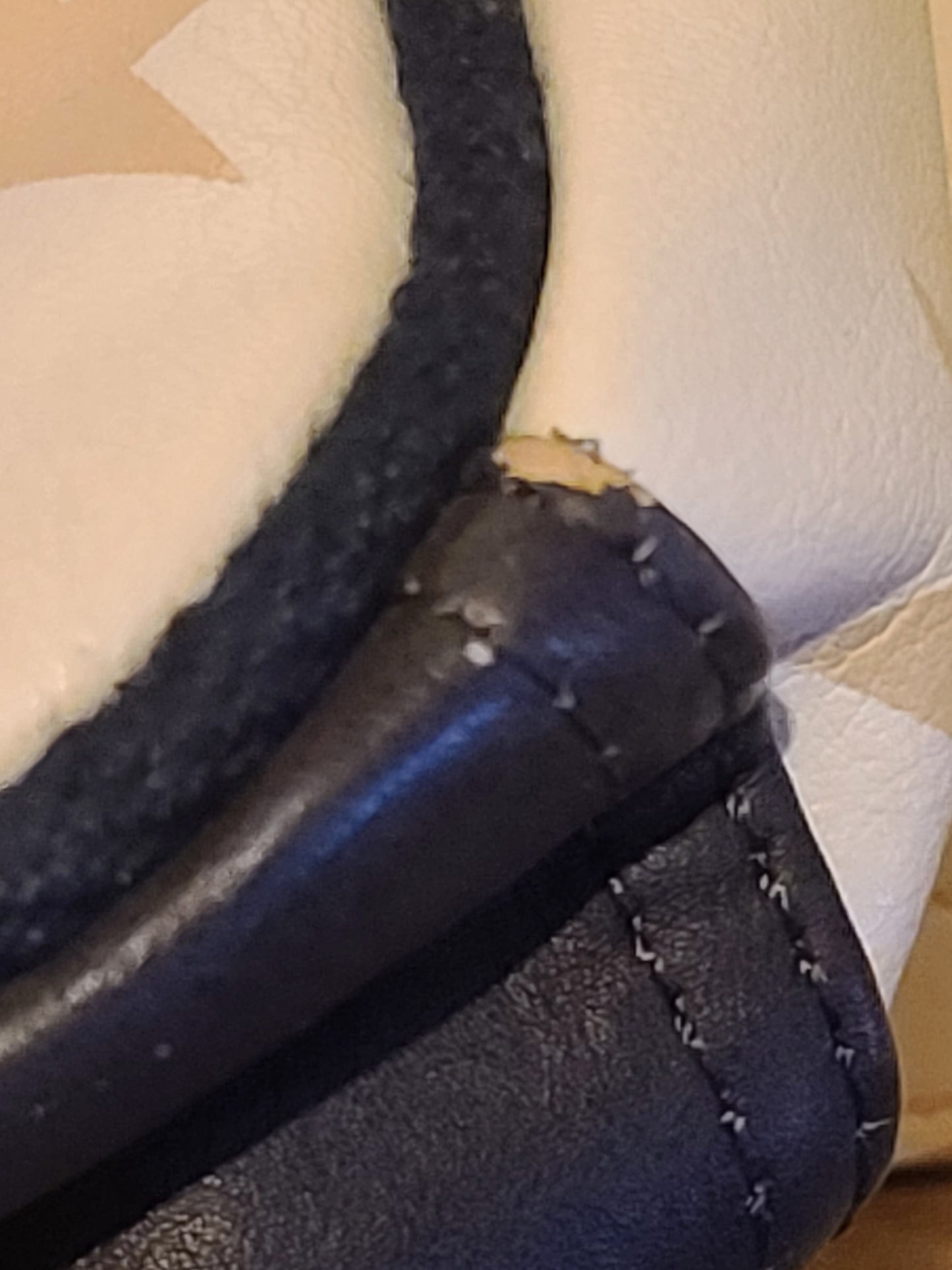 Vintage Superdry Cream/Beige Side Bag/ Crossbody Bag Gold Stars & Glittered Logo